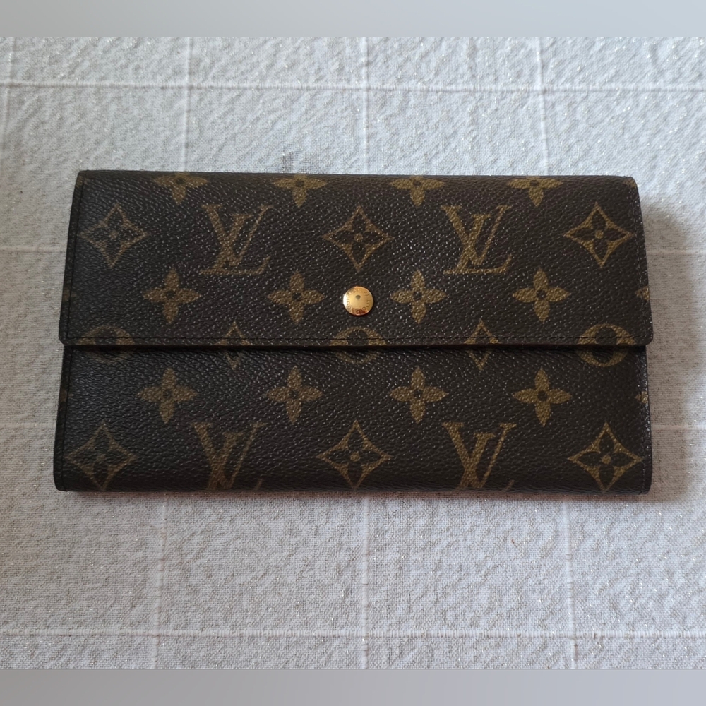 💕PRISTINE💕 Porte Tresor International Wallet Louis Vuitton Monogram Canvas
